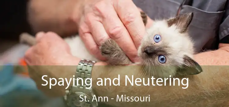 Spaying and Neutering St. Ann - Missouri